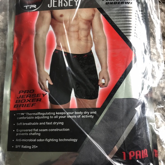 Terramar Men’s Pro Jersey Boxer Brief 4 packs - Picture 4 of 5
